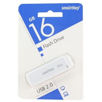 SMART BUY  Флеш-накопитель USB2.0  16GB  LM05 белый