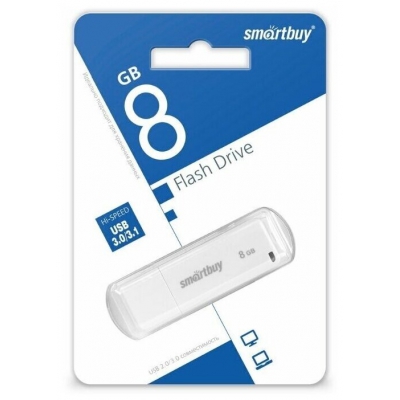 SMART BUY  Флеш-накопитель USB3.0   8GB  LM05 белый