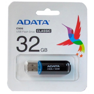 Флеш-накопитель USB  32GB  A-Data   C906  чёрный