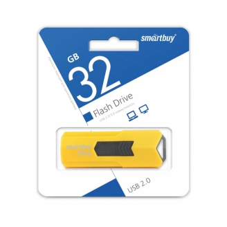 SMART BUY  Флеш-накопитель USB 32GB  Streem желтый