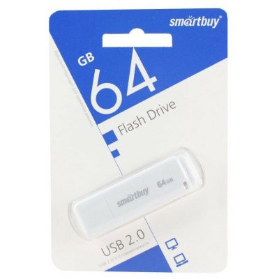 SMART BUY  Флеш-накопитель USB2.0  64GB  LM05 белый